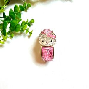 Sanrio Pink and Gold Hello Kitty Watch